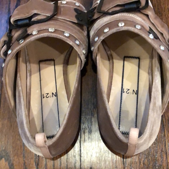 *Like New* N21 Velvet Ballet Flats - Picture 8 of 13